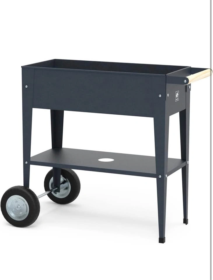 Brand New Outdoor Garden Planter Cart with Wheels and Handle - photo 2
