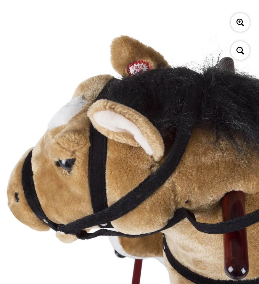 Brand New Happy Trails Brown Spring Rocking Horse Ride-On Toy - photo 5
