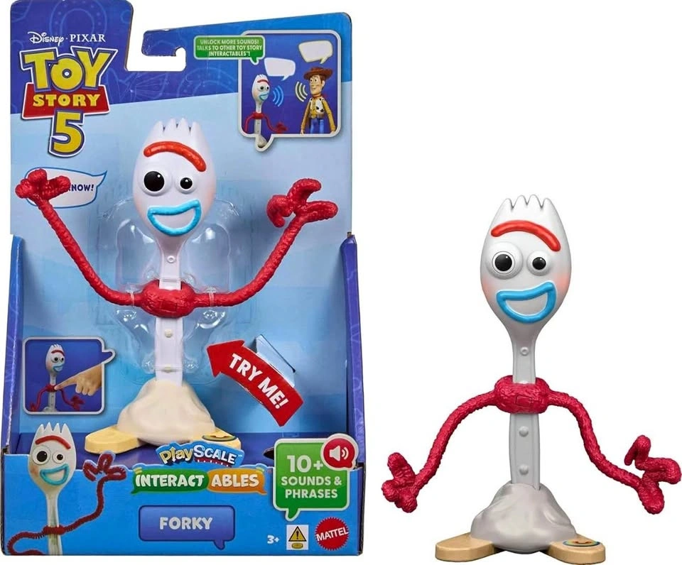Brand New Disney Pixar Toy Story 5 Forky Interactive Figure