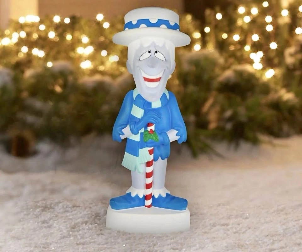 Brand New 32” LED Lighted Snow Miser Christmas Blow Mold Figure