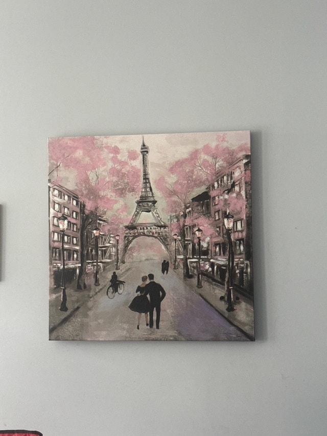 Eiffel Tower Paris Wall Art Canvas