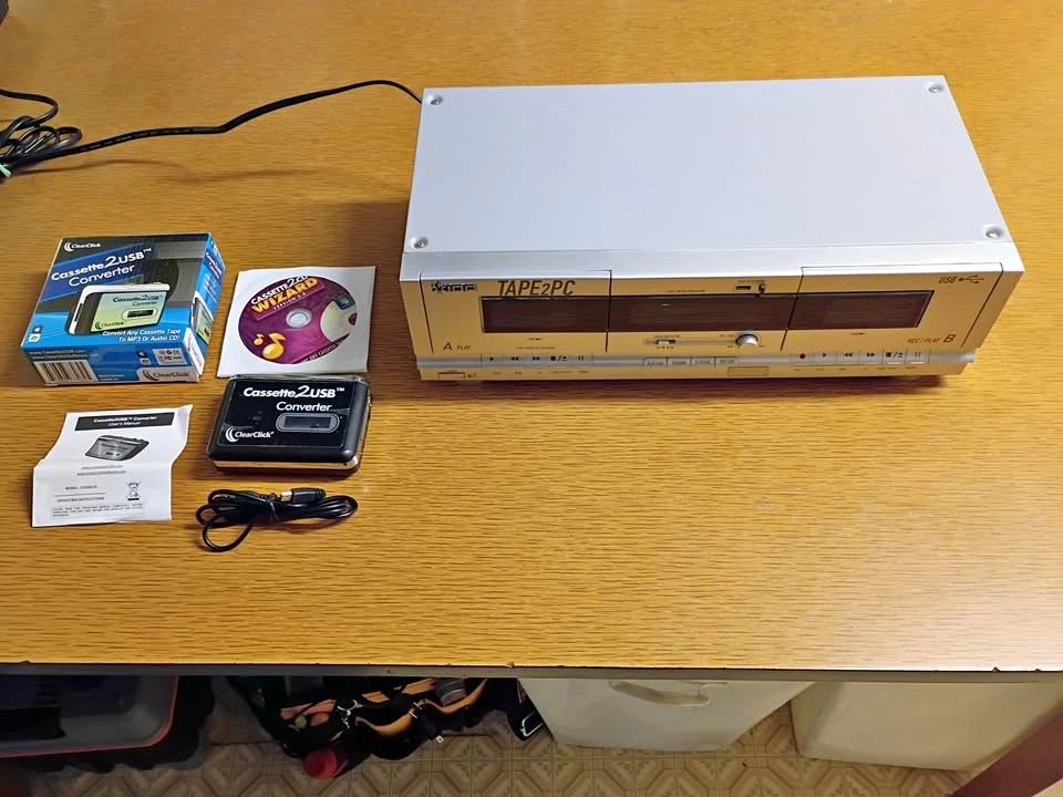 Two Cassette Tape to PC/USB Converters
