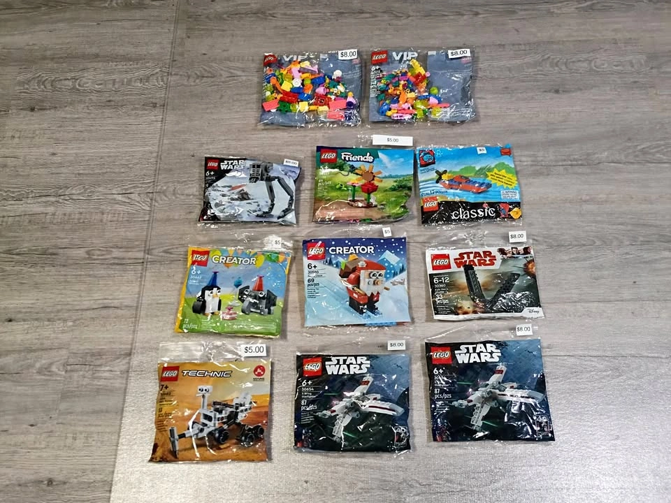 Lot of Small Lego Polybag Sets and Packs