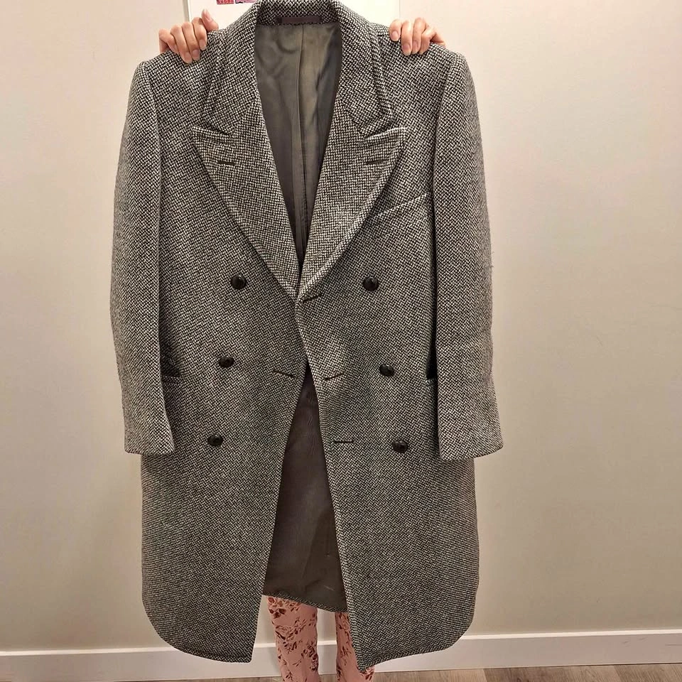 Wool Double Breasted Overcoat
