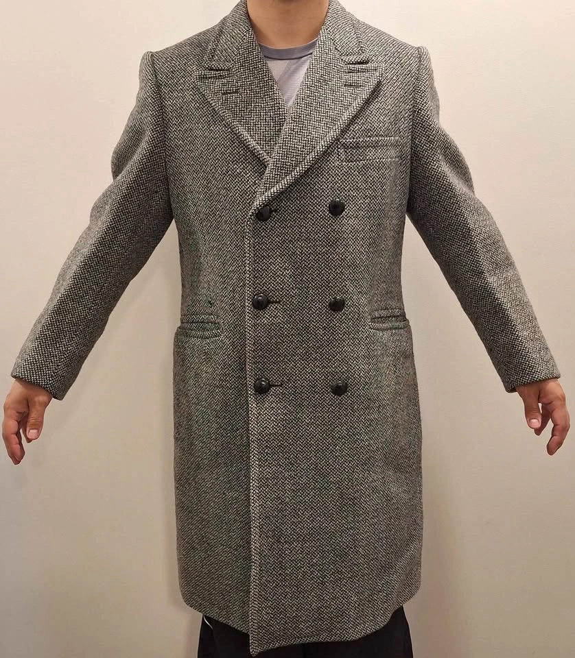 Wool Double Breasted Overcoat - photo 3