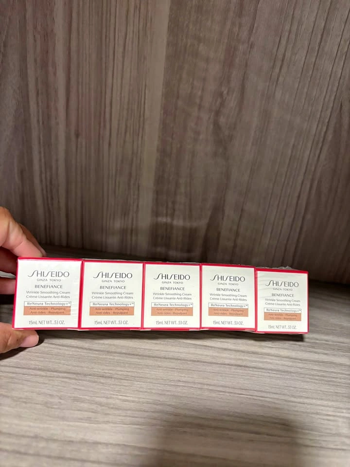 Shiseido Benefiance Wrinkle Smoothing Cream 75ml (5x15ml)