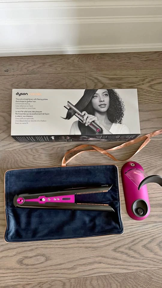 DYSON Corrale Cordless Hair Straightener / Nickel/Fuchsia
