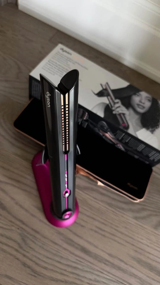 DYSON Corrale Cordless Hair Straightener / Nickel/Fuchsia - photo 4