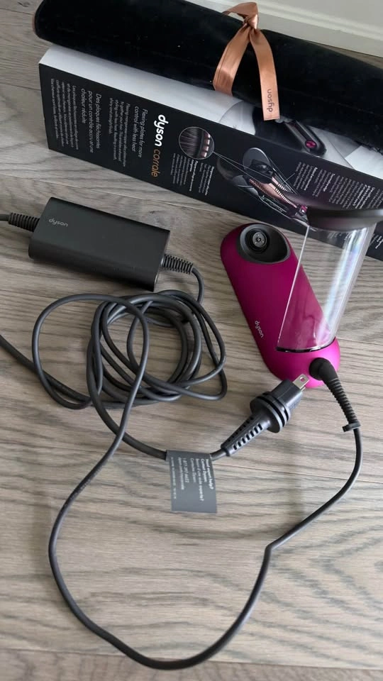 DYSON Corrale Cordless Hair Straightener / Nickel/Fuchsia - photo 5