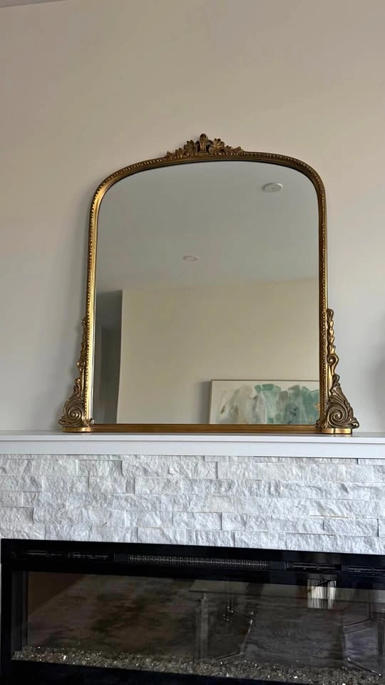 Brass French Mirror