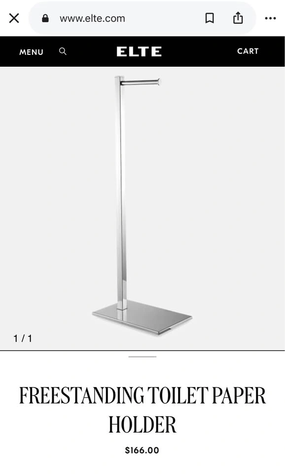 ELTE FREESTANDING TOILET PAPER HOLDER - photo 4