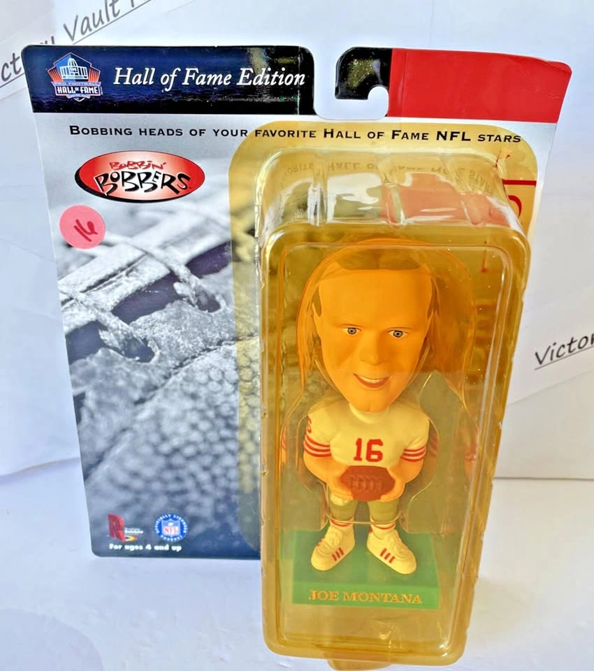 Vintage 1999 Joe Montana San Francisco 49ers Bobblehead