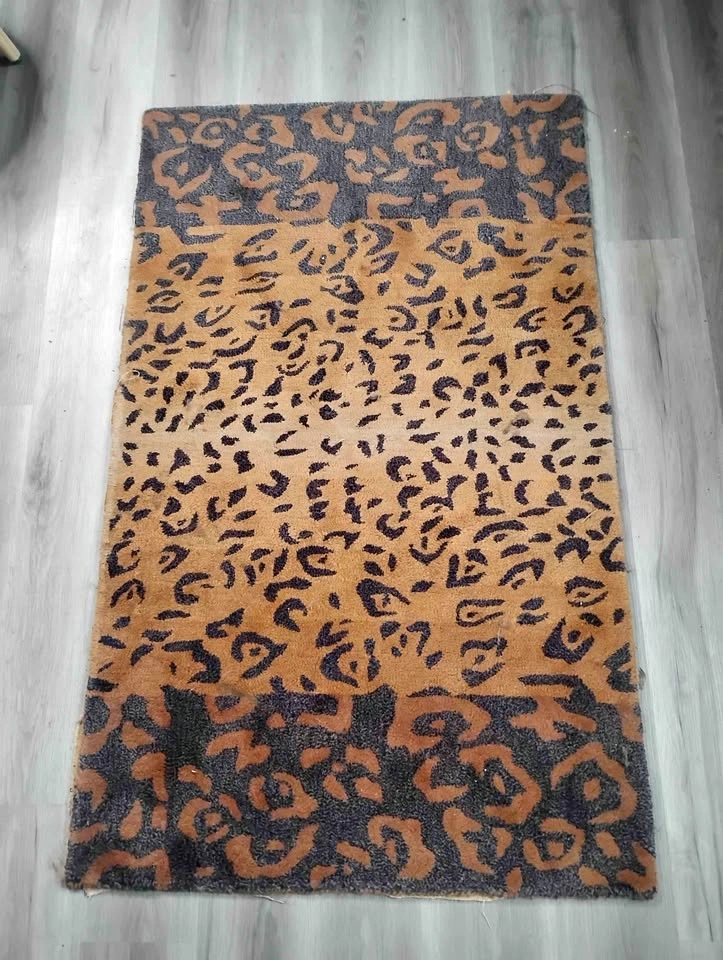 Leopard Print Area Rug