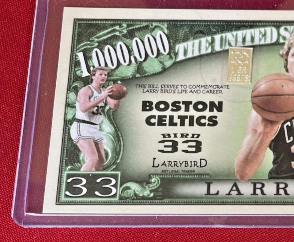 Lot of 3 NBA Novelty 1 Million Dollar Bills with 1g Silver - photo 2