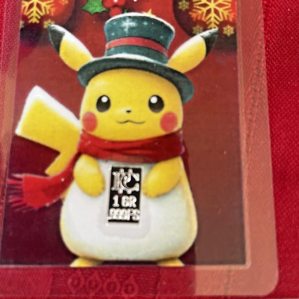 Lot of 3 1gr 999 Fine Silver Cards: Jordan, KISS, Pikachu - photo 5