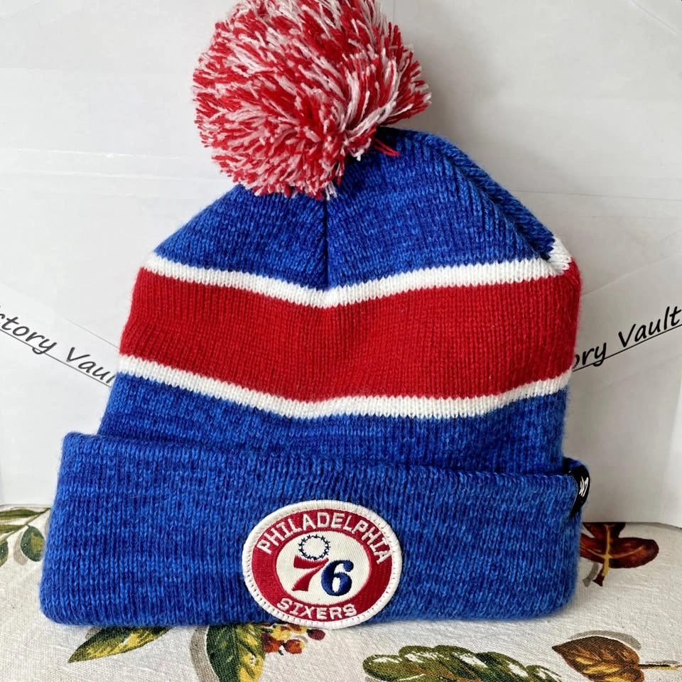 NBA 47 Brand Officially licensed Philadelphia 76ers cuffed knit - photo 2