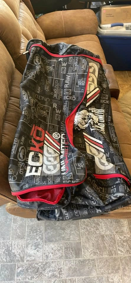 Ecko Unltd 32" Large Rolling Duffel Bag Y2K Luggage - photo 3
