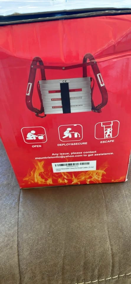 Hausse Retractable 3-Story Fire Escape Ladder (25 Feet) - photo 4