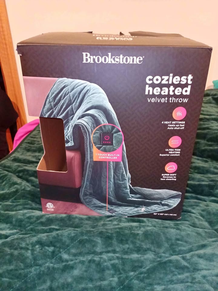 Electric throw blanket