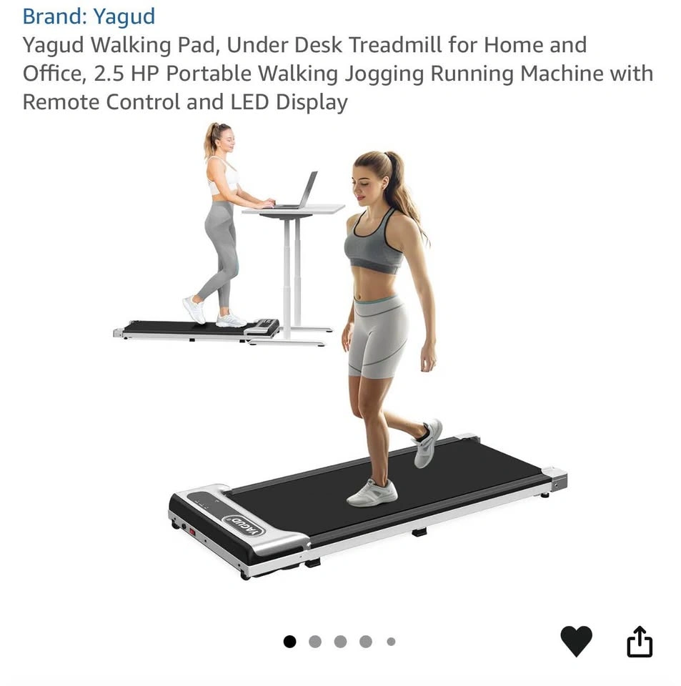 New - Yagud Walking Pad Under Desk Treadmill – 2.5HP Portable - photo 4