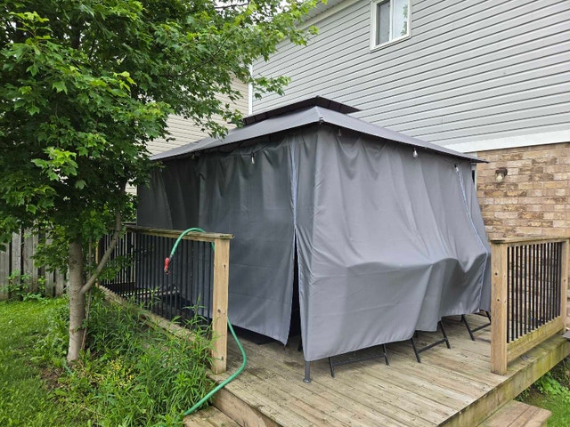 INFLATABLE HOT TUB 10X13 CANOPY LIGHTS CLEANERS FOAM MATS $800 - photo 3