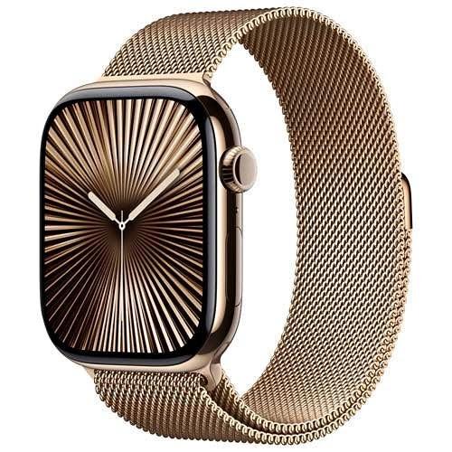 Brand New Apple Watch Series 10 (GPS + Cellular, 46mm, Gold Tita