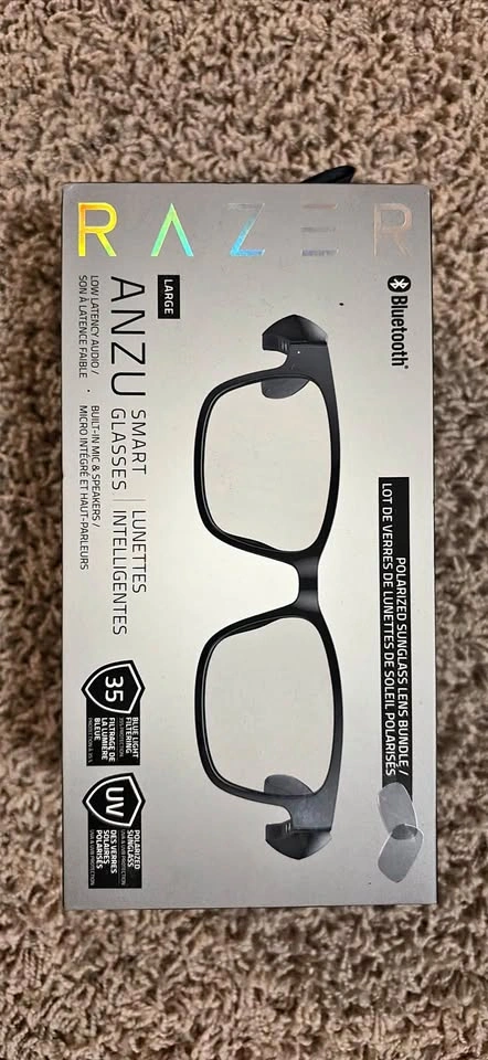 Razer Anzu Smart Glasses Large Bluetooth Blue Light Filtering