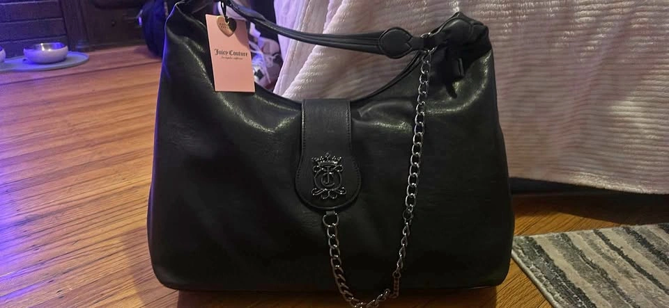 Juicy Couture Black Hobo Bag