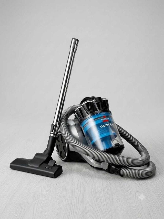 BISSELL CleanView Bagless Canister Vacuum – Good Condition