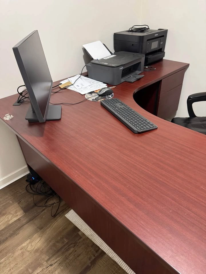 Wooden Office Desk - photo 2