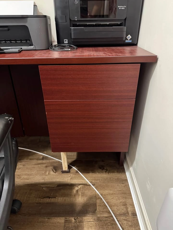 Wooden Office Desk - photo 4
