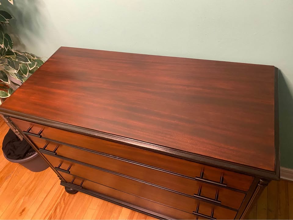 FREE DELIVERY: Modern Mahogany Dresser $350 (HRM) - photo 2
