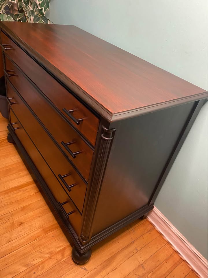 FREE DELIVERY: Modern Mahogany Dresser $350 (HRM) - photo 4