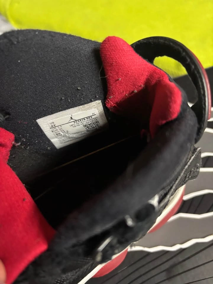 M J's black and red sneakers boys - photo 4