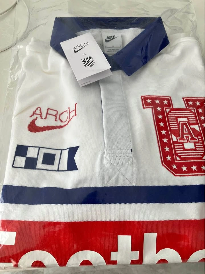 Nike VAA Arch x US Soccer Rugby Polo - Size Medium