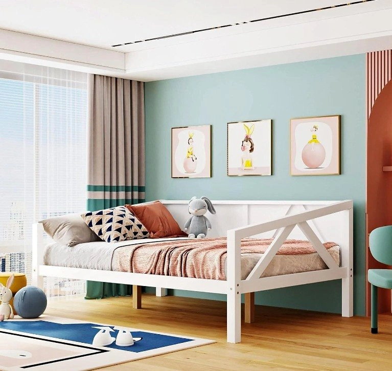 Twin Size Daybed w/Wood Slat Support