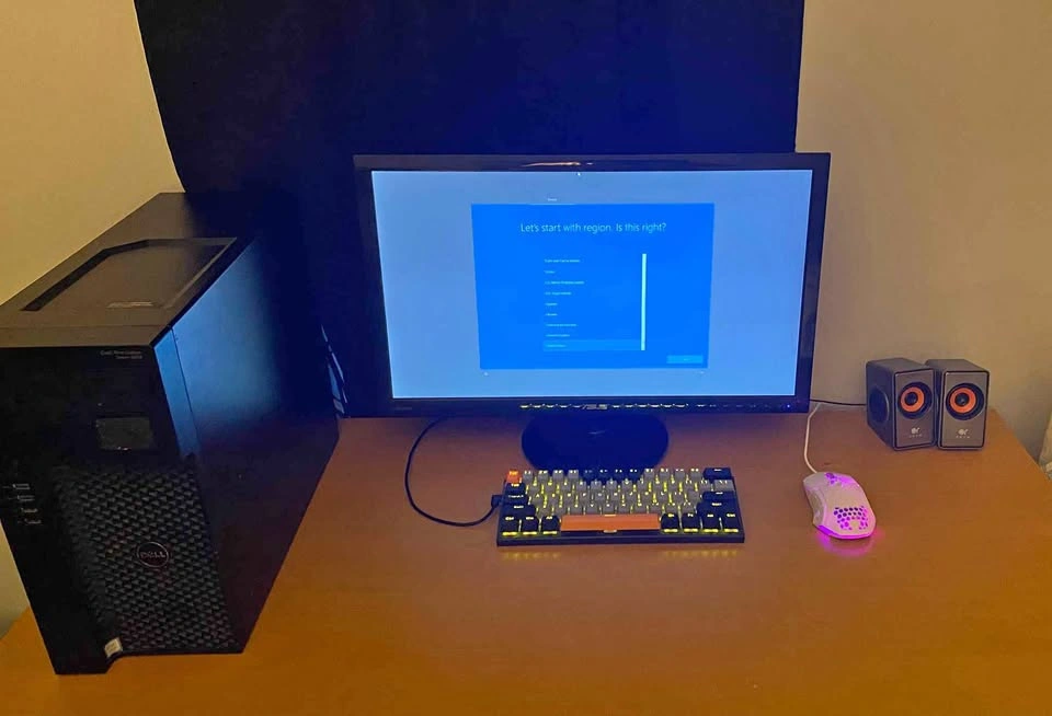 Gaming PC Setup | GTX 1650 | 16GB RAM | 512GB SSD | ASUS Monitor