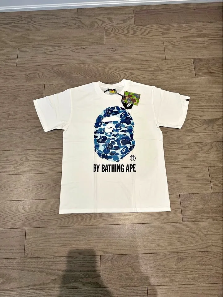 Camo Blue Bape tee