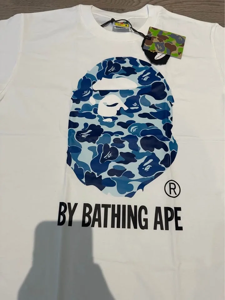 Camo Blue Bape tee - photo 3