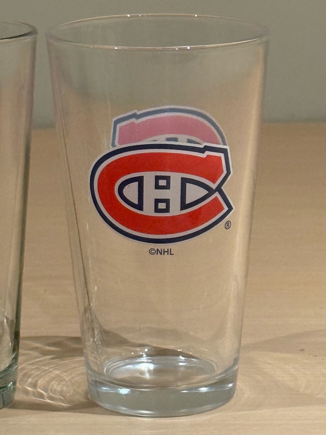Montreal Canadiens NHL Pint Glasses - Set of 3 - photo 2