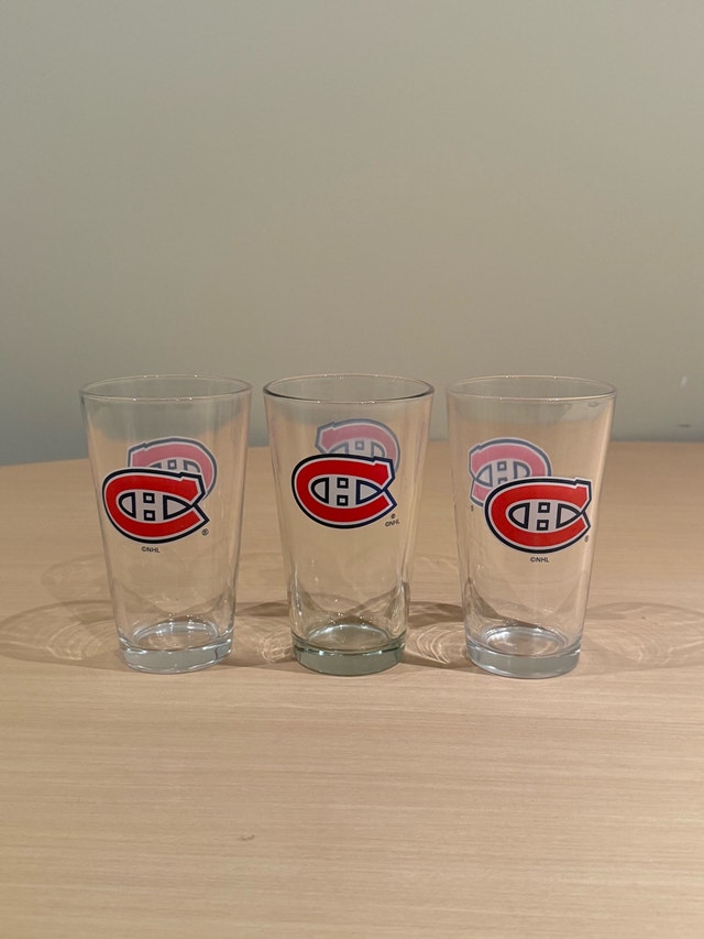 Montreal Canadiens NHL Pint Glasses - Set of 3 - photo 5