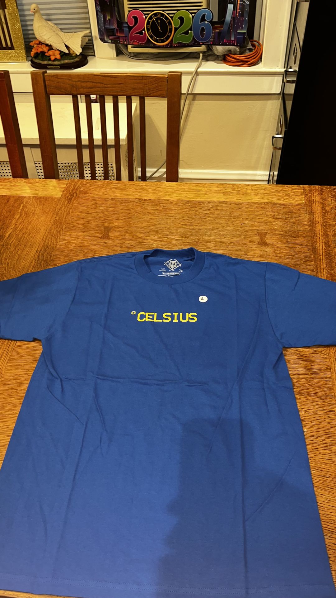 Hollowsquad Celsius Emergency Alert Blue Cotton Graphic T-Shirt