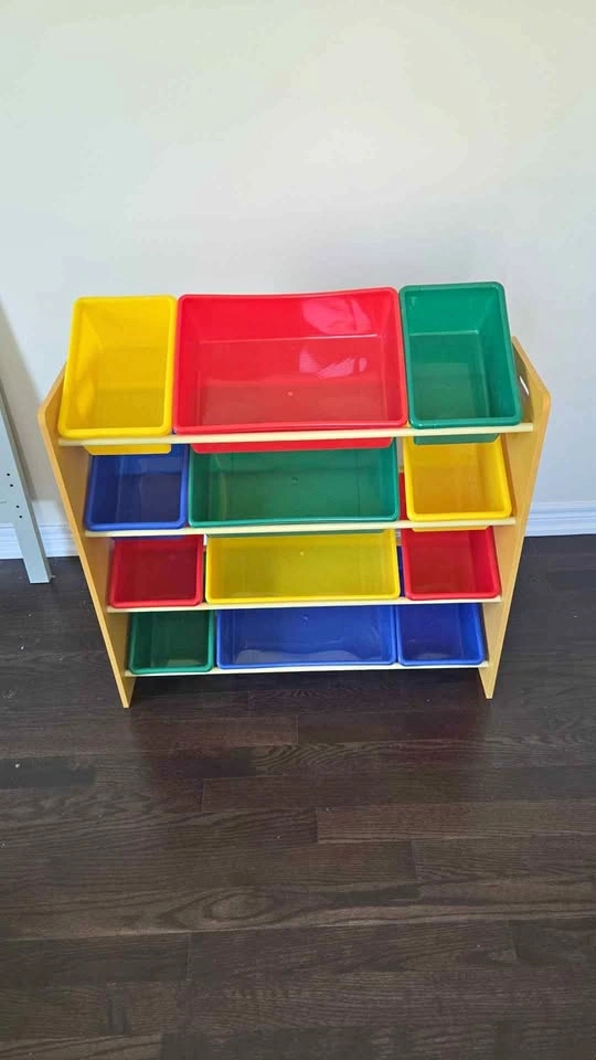 Multi-Bin Toy Storage Organizer