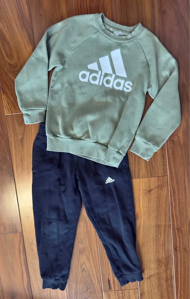Boys Adidas Crew Jogger Set thumbnail