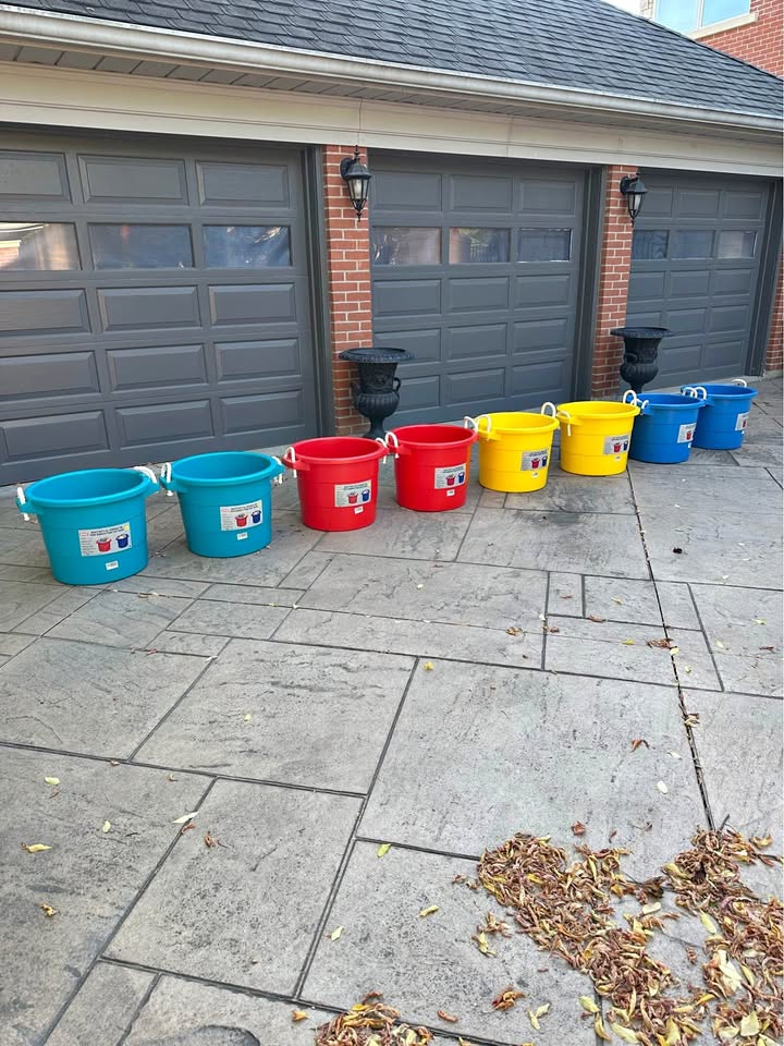 Large Heavy Duty Plastic Tubs 25 dollars Each.