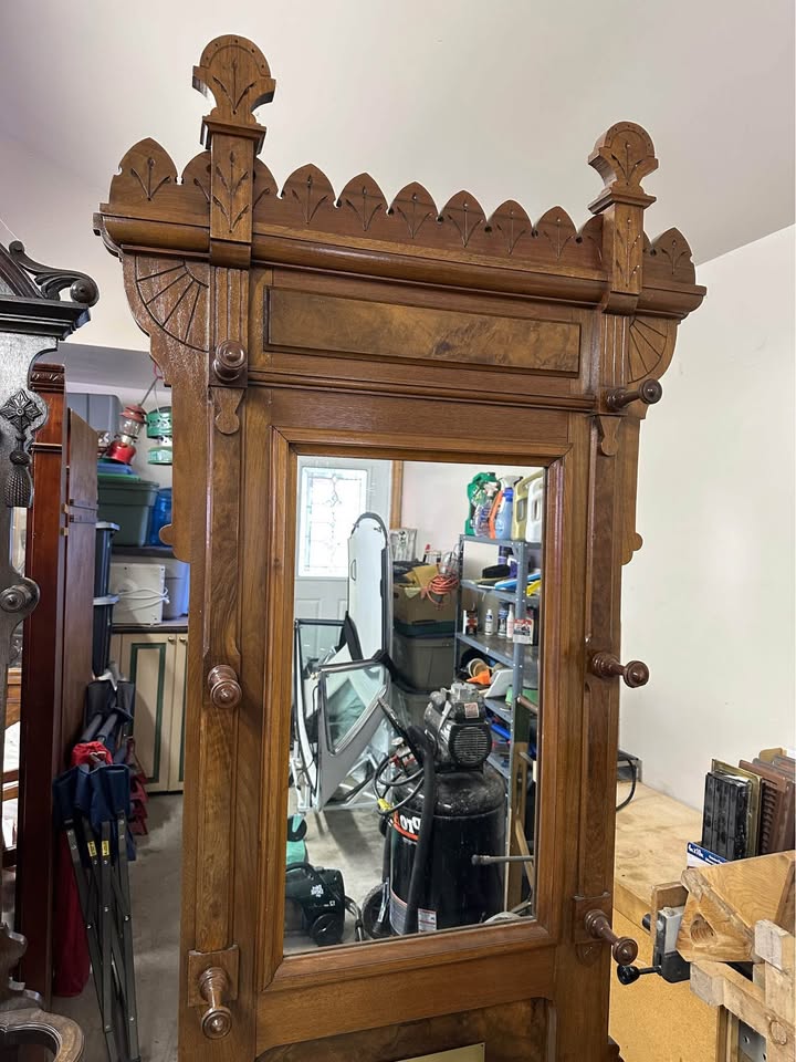 Antique Hall Tree - photo 2