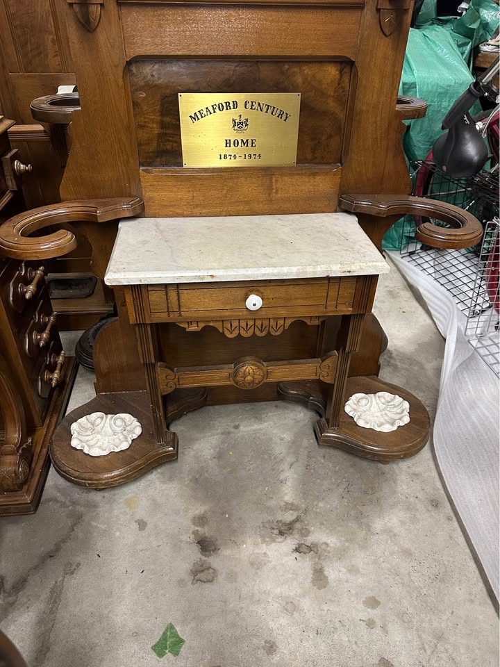 Antique Hall Tree - photo 4