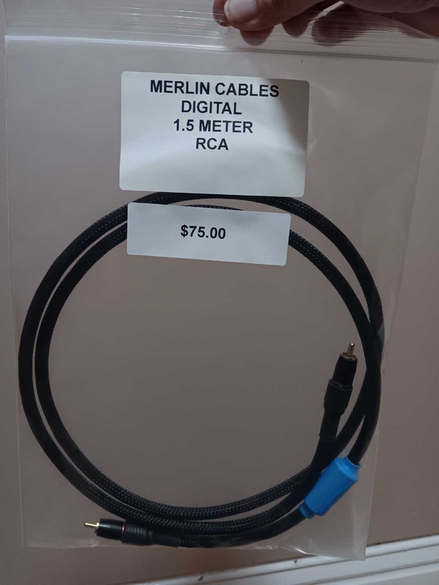 MERLIN CABLES DIGITAL 1.5 METRE RCA
