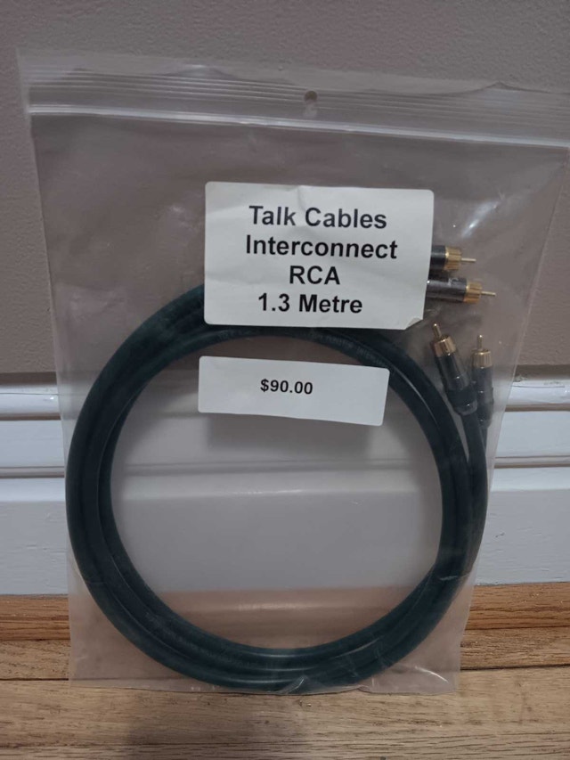 TALK CABLES INTERCONNECT RCA 1.3 METRE