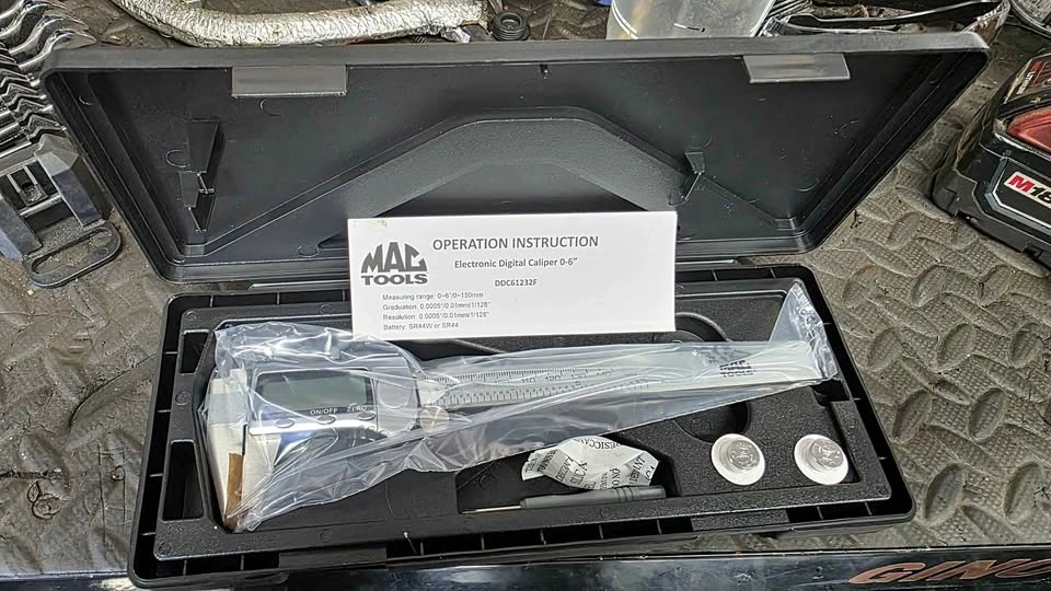 Mac Tools DDC61232F Electronic Digital Caliper 0-6"